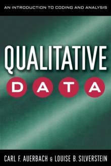 Qualitative Data : An Introduction to Coding and Analysis