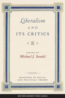 Liberalism and Its Critics