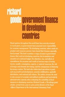 Government Finance in Developing Countries