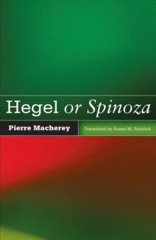 Hegel or Spinoza