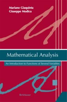 Mathematical Analysis : An Introduction to Functions of Several Variables