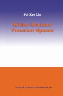 Kothe-Bochner Function Spaces