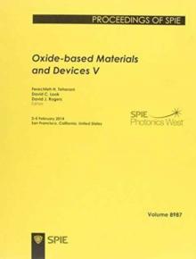 Oxide-based Materials and Devices V