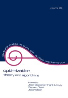 Optimization : Theory and Algorithms