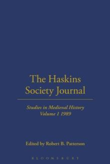 Haskins Society Journal Studies in Medieval History : Volume 1