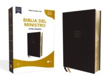 RVR60, Biblia del Ministro, Letra gigante, Leathersoft, Negro, Palabras de Jesus en Rojo, Comfort Print