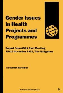 Gender Issues In Health Projects and Programmes