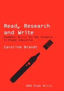 Read, Research and Write : Academic Skills for ESL Students in Higher Education