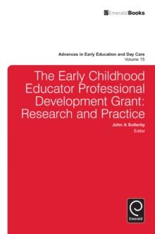 The Early Childhood Educator Professional Development Grant : Research and Practice