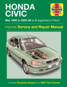 Honda Civic Petrol (Mar 95 - 00) Haynes Repair Manual : 95-00