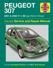 Peugeot 307 Petrol & Diesel (01 - 08) Haynes Repair Manual