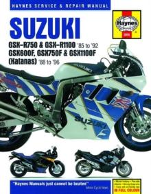 Suzuki GSX-R750 & GSX-R1100, GSX600F, GSX750F & GSX1100F (Katanas) (86 - 96)