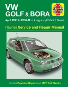 VW Golf & Bora Petrol & Diesel (April 98 - 00) Haynes Repair Manual