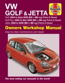 VW Golf (04 - Sept 08), Golf Plus (05 - Mar 09) & Jetta (06 - 09) Haynes Repair Manual