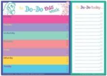 Dodo Daily to Do List Notepad (A4) Bright : 52 Sheets for Daily /Weekly to Do Lists and Notes, Perforated Between the Lists Sections So That Completed Daily Tasks Can be Torn off and Refreshed (TDLB)