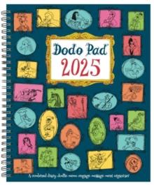 Dodo Pad Original Desk Diary 2025 - Week to View, Calendar Year Diary : A Diary-Organiser-Planner Book with space for up to 5 people/appointments/activities. UK made, sustainable, plastic free