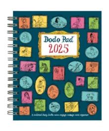 The Dodo Pad Mini / Pocket Diary 2025 - Week to View Calendar Year : A Portable Diary-Organiser-Planner Book with space for up to 5 people/appointments/activities. UK made, sustainable, plastic free