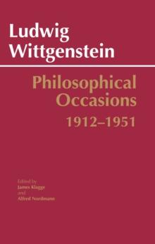 Philosophical Occasions: 1912-1951 : 1912-1951