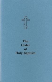 The Order of Holy Baptism