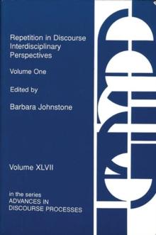 Repetition in Discourse : Interdisciplinary Perspectives, Volume 1