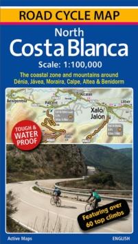 North Costa Blanca : Road Cycle Map