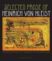 Selected Prose of Heinrich von Kleist