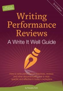 Writing Performance Reviews : A Write It Well Guide