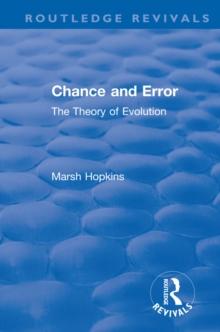 Chance and Error : The Theory of Evolution