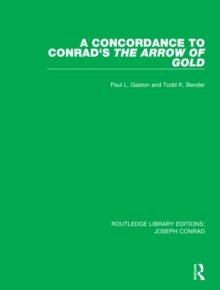 A Concordance to Conrad's The Arrow of Gold