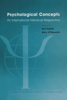 Psychological Concepts : An International Historical Perspective