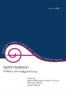 Optimization : Theory and Algorithms