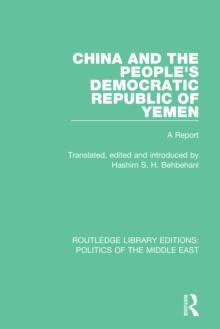 China and the People's Democratic Republic of Yemen : A Report