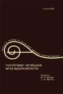 nonlinear analysis and applications