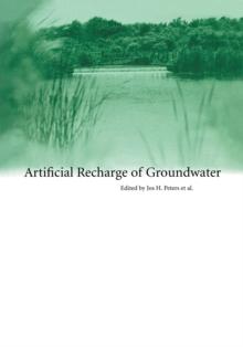 Artificial Recharge of Groundwater