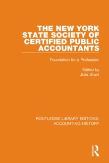 The New York State Society of Certified Public Accountants : Foundation for a Profession