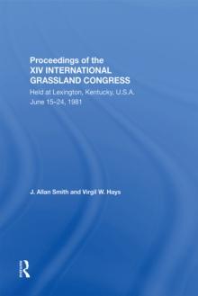 Proceedings Of The Xiv International Grassland Congress