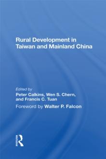 Rural Development In Taiwan And Mainland China