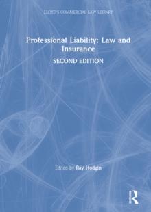 Professional Liability: Law and Insurance