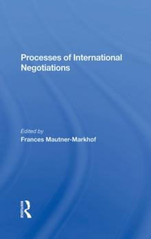 Processes Of International Negotiations