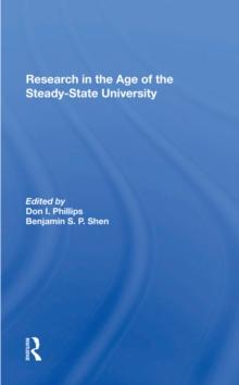 Research In The Age Of The Steady-state University