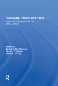 Rural Data, People, And Policy : Information Systems For The 21st Century