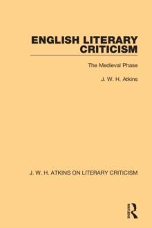 English Literary Criticism : The Medieval Phase