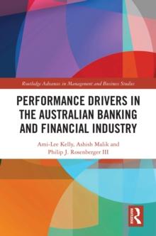 Performance Drivers in the Australian Banking and Financial Industry