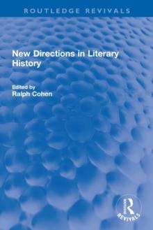 New Directions in Literary History