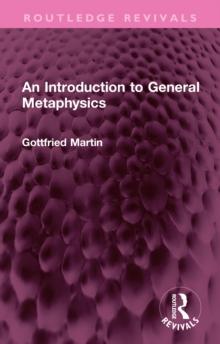 An Introduction to General Metaphysics