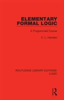 Elementary Formal Logic : A Programmed Course