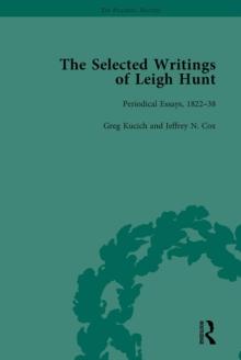 The Selected Writings of Leigh Hunt Vol 3