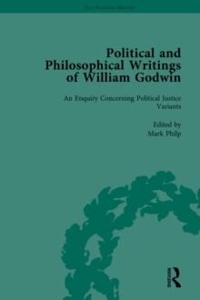 The Political and Philosophical Writings of William Godwin vol 4