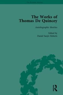 The Works of Thomas De Quincey, Part III vol 19