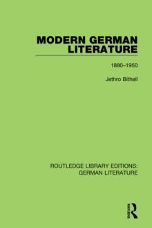 Modern German Literature : 1880-1950